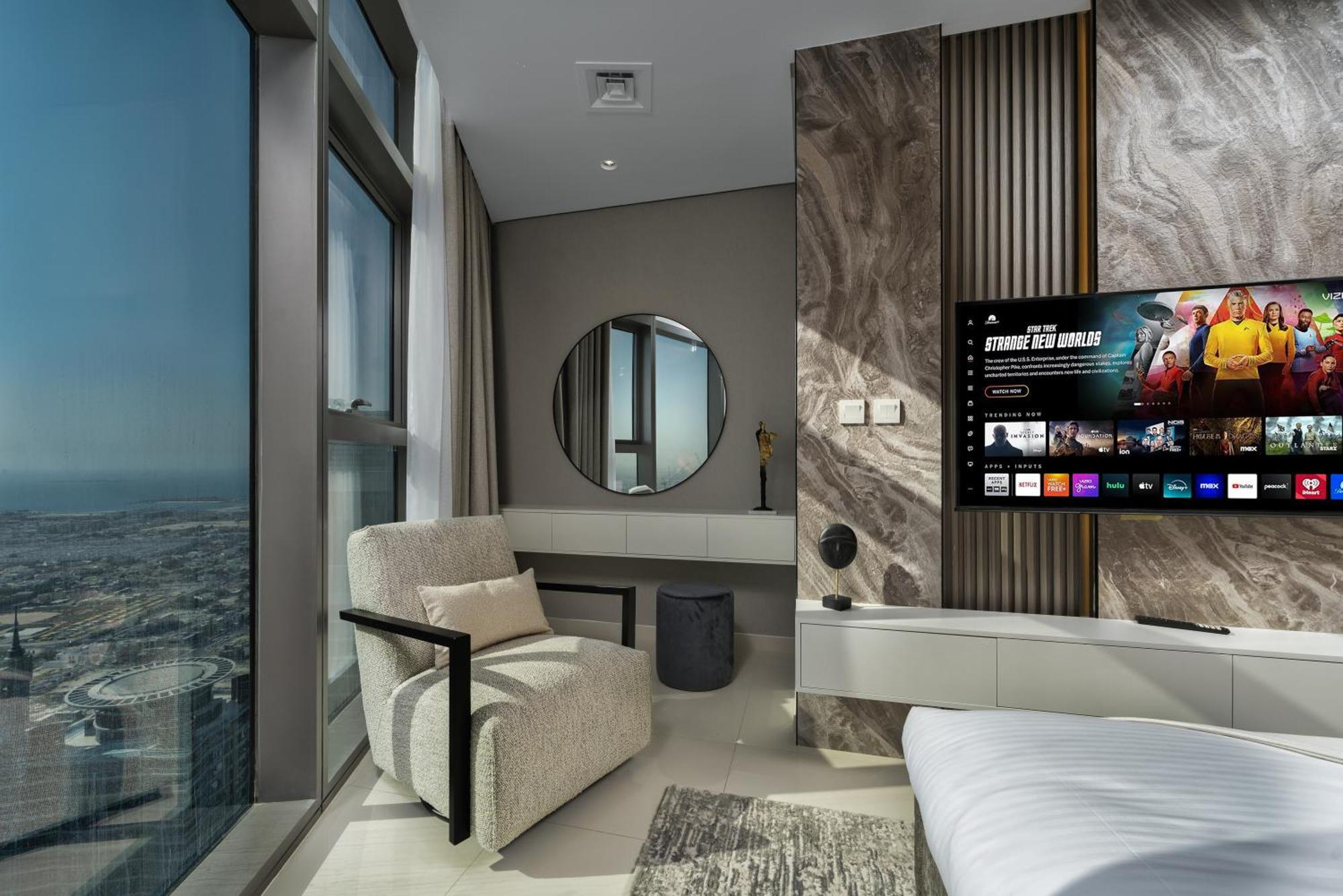 Apartment Scenic Infinity Pool With Burj Khalifa Views Dubai