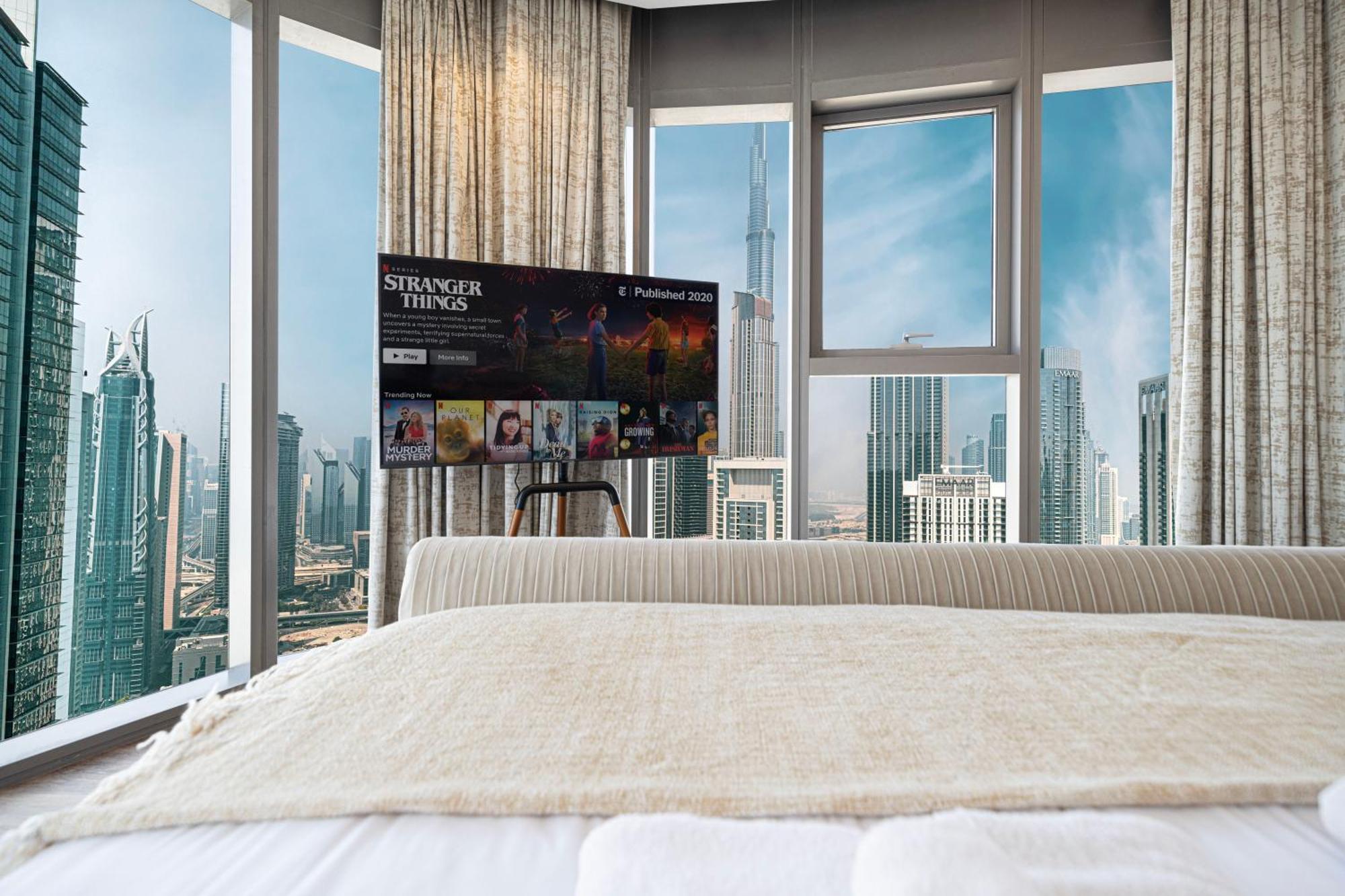 Apartment Scenic Infinity Pool With Burj Khalifa Views