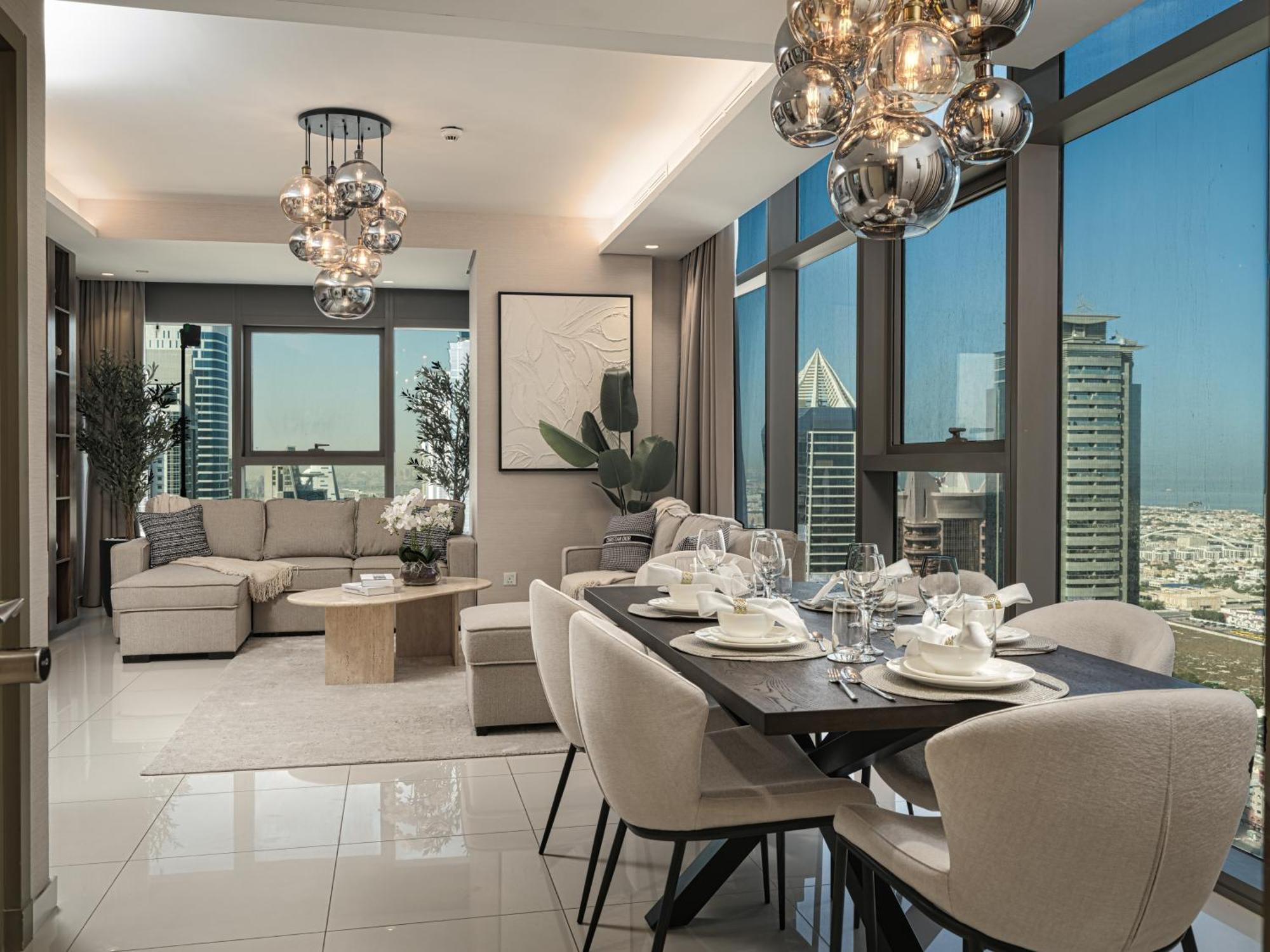 Apartment Scenic Infinity Pool With Burj Khalifa Views Dubai